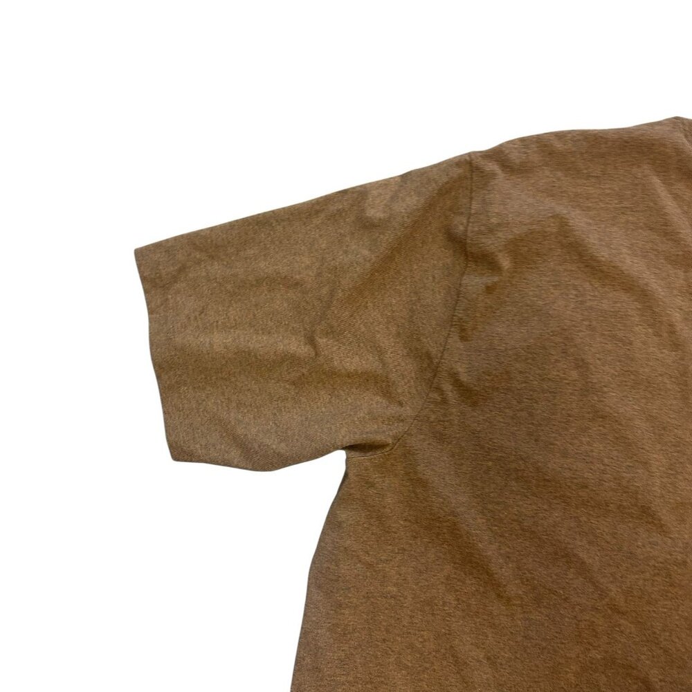 Carhartt‎ Shirt Mens XL Brown Loose Fit Pocket Tee Y2K Logo Workwear Skater K87 - Picture 5 of 11